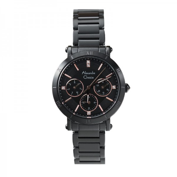 Alexandre Christie AC 2646 Full Black Rosegold BFBIPBARG